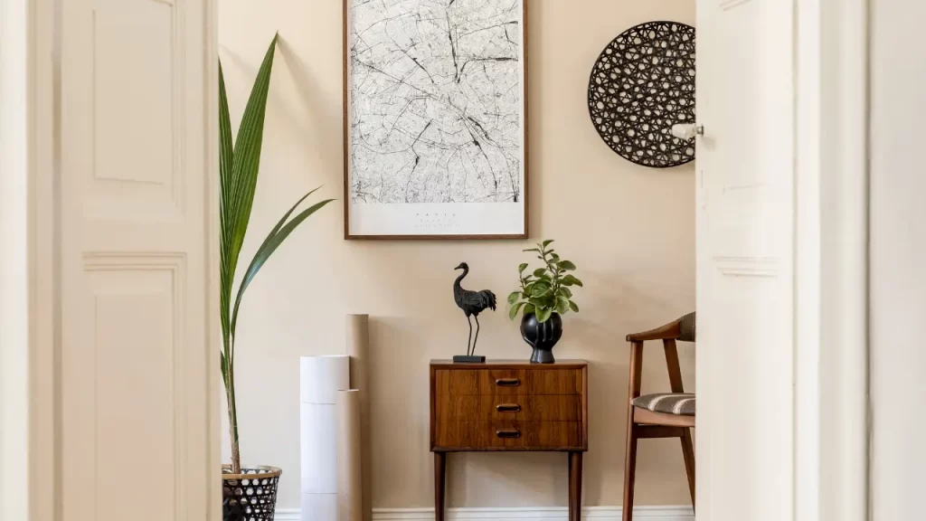 Vasos com plantas para decoração Japandi em 2025.