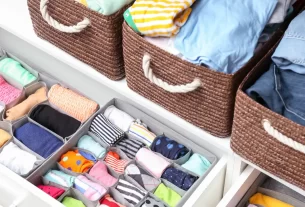 Organizador de gavetas para complementar caixas organizadoras.