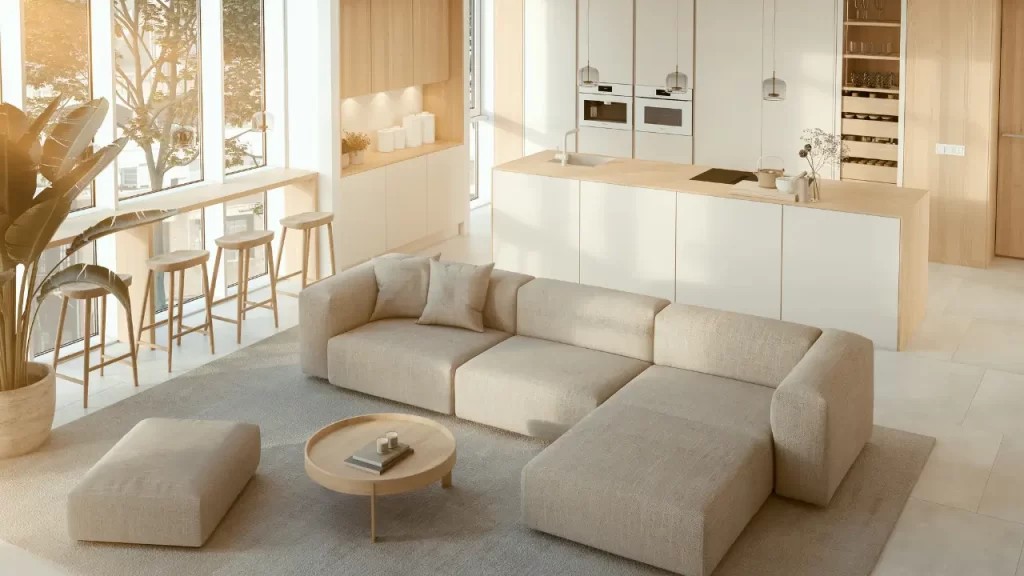 Tapete de algodão para decoração Japandi em 2025.